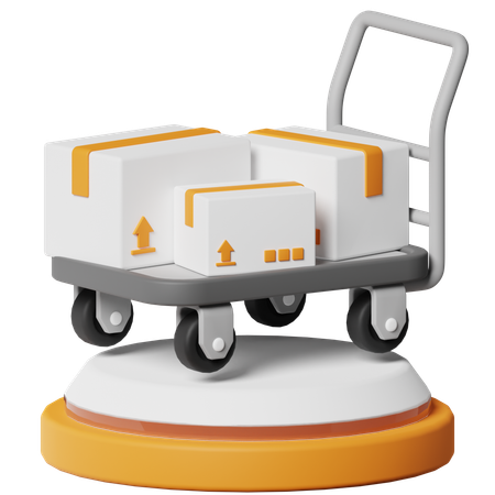 Trolley  3D Icon