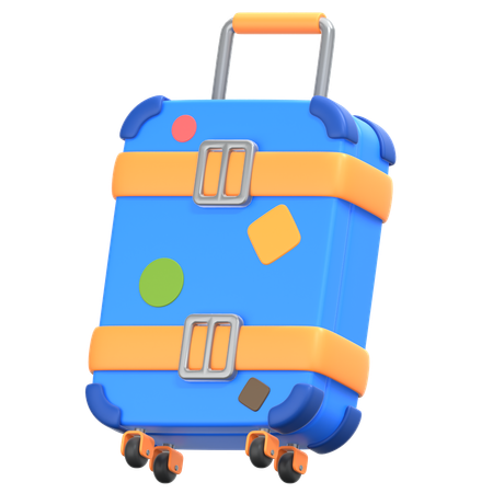 Trolley Bag  3D Icon