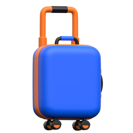 Trolley Bag  3D Icon
