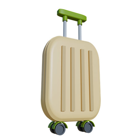 Trolley Bag  3D Icon