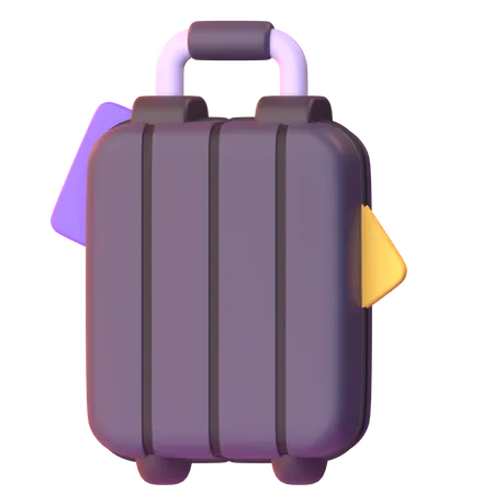 Trolley Bag  3D Icon