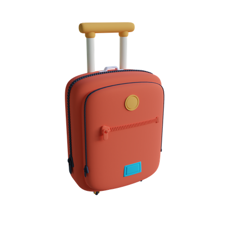 Trolley Bag  3D Icon