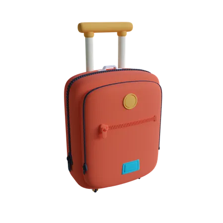 Trolley Bag  3D Icon