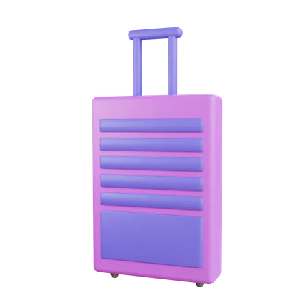 Trolley Bag  3D Icon