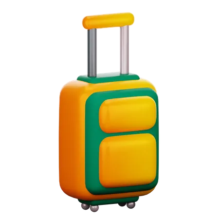 Trolley Bag  3D Icon