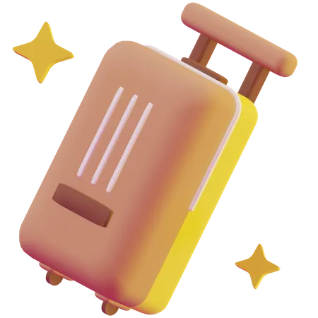 Trolley Bag  3D Icon