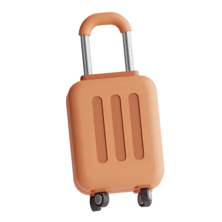 Trolley Bag  3D Icon