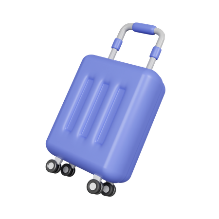 Trolley Bag  3D Icon