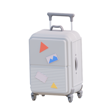 Trolley Bag  3D Icon