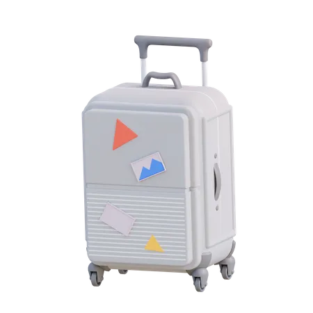 Trolley Bag  3D Icon