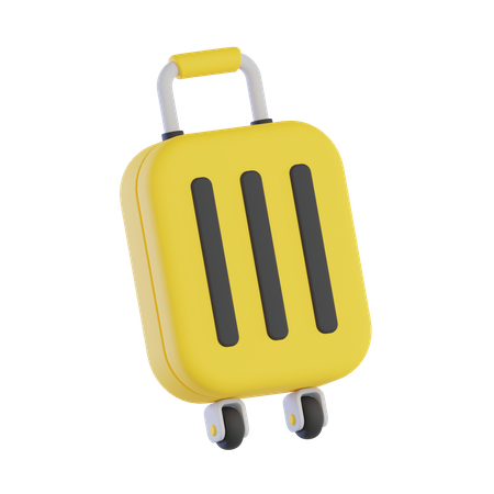 Trolley Bag  3D Icon