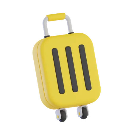 Trolley Bag  3D Icon