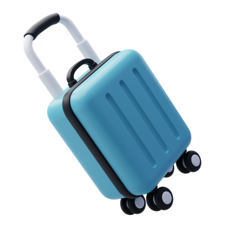 Trolley Bag  3D Icon