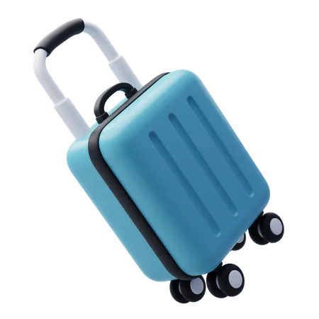 Trolley Bag  3D Icon