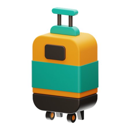 Trolley Bag  3D Icon