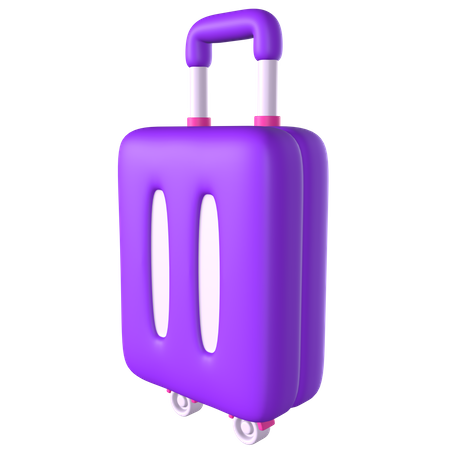 Trolley Bag  3D Icon