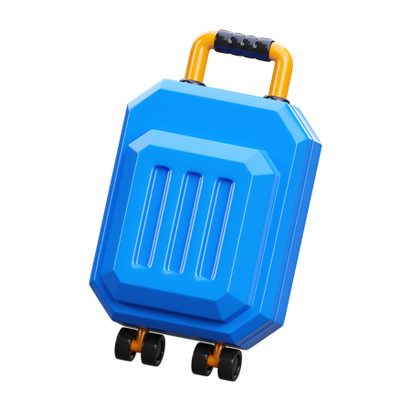 Trolley Bag  3D Icon