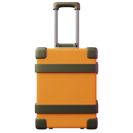 Trolley Bag  3D Illustration