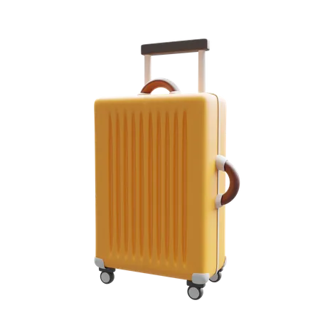 Trolley bag  3D Illustration