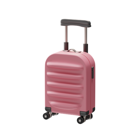 Trolley Bag  3D Illustration