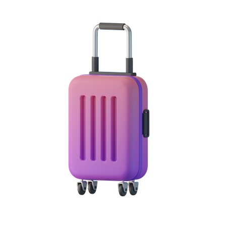 Trolley Bag 3D Icon