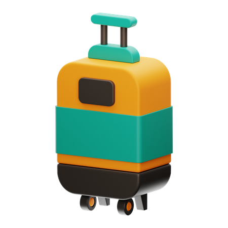 Trolley Bag 3D Icon