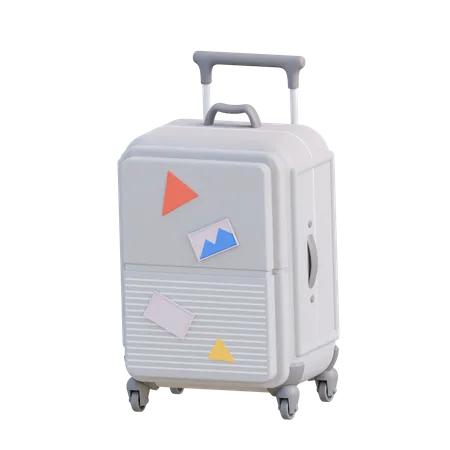 3 D Illustration Of A Clothes Suitcase 3D Icon