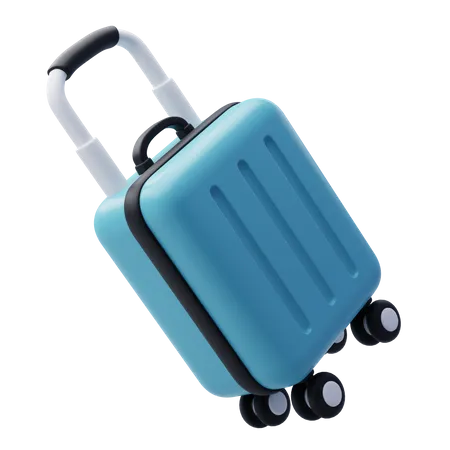 Trolley Bag  3D Icon