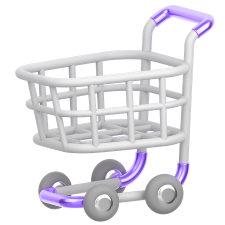 Trolley Cart  3D Icon