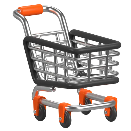 Trolley Empty  3D Icon