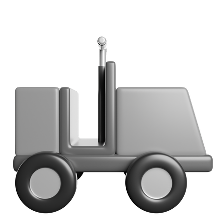 Trolley Transport  3D Icon
