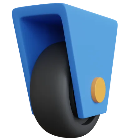 Trolley Wheel  3D Icon