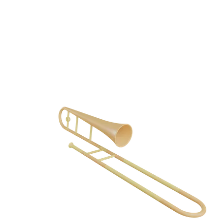 Trompete  3D Illustration