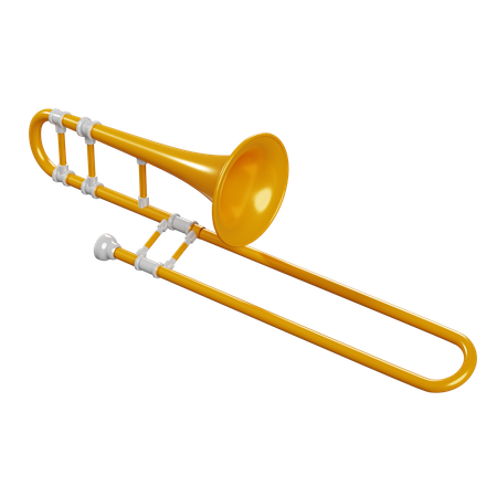 Trombon  3D Icon