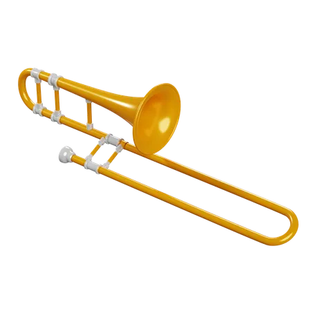 Trombon  3D Icon