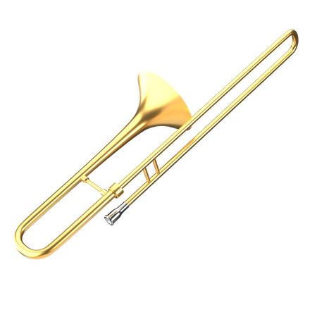 Trombón  3D Icon