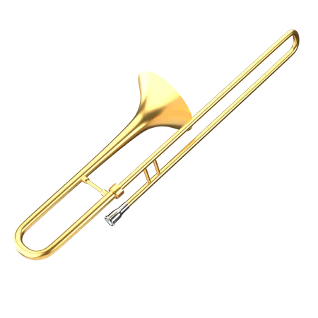 Trombón  3D Icon