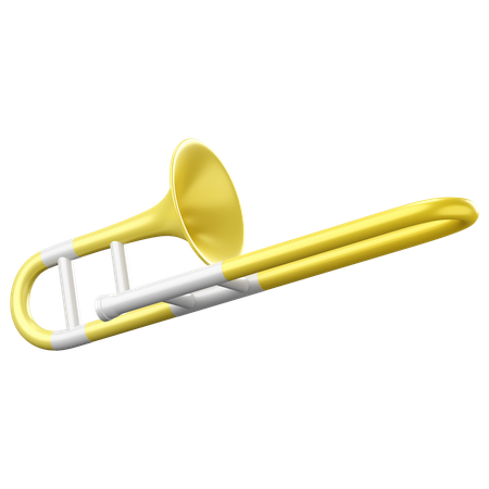Trombón  3D Icon