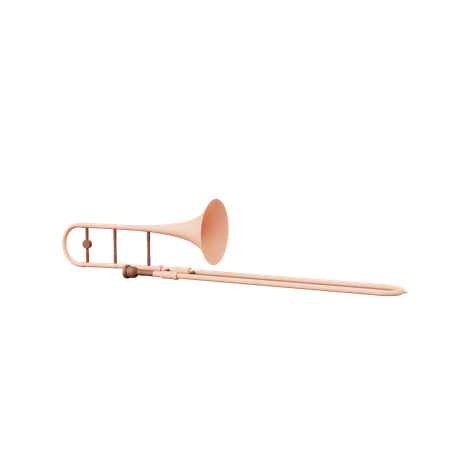 Trombón  3D Icon