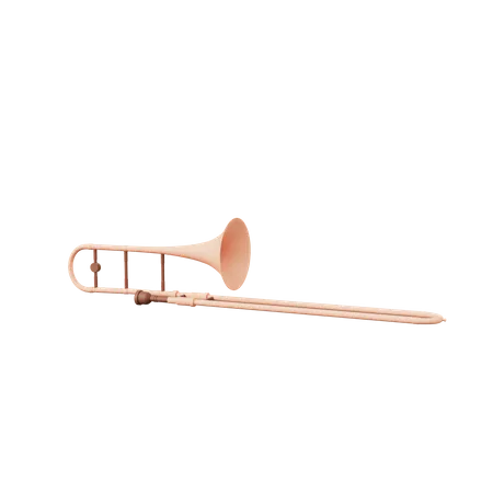 Trombón  3D Icon