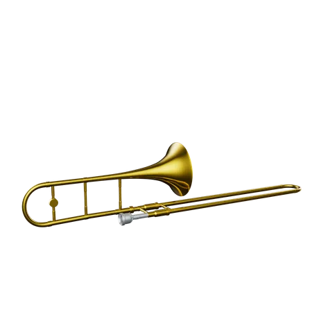 Trombón  3D Icon