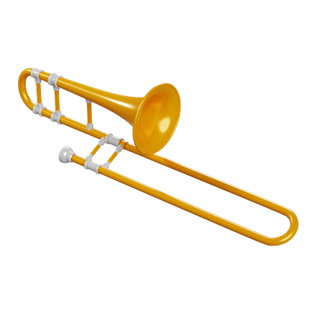 Trombone  3D Icon