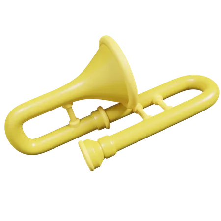 Trombone  3D Icon