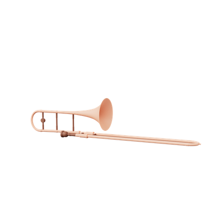 Trombone  3D Icon