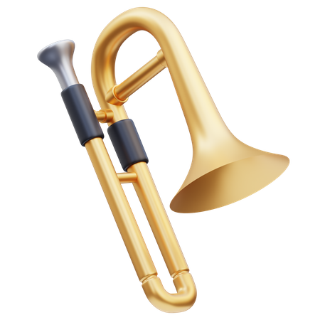 Trombone  3D Icon