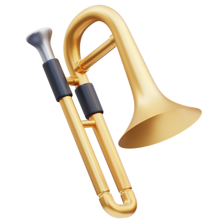 Trombone  3D Icon