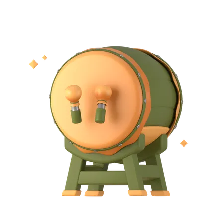 Trommel  3D Icon