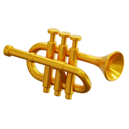 Trompeta  3D Icon