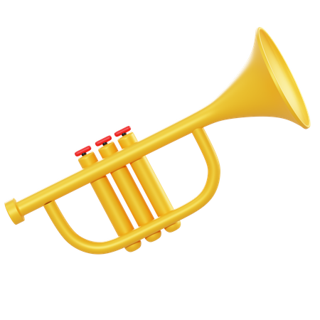 Trompeta  3D Icon