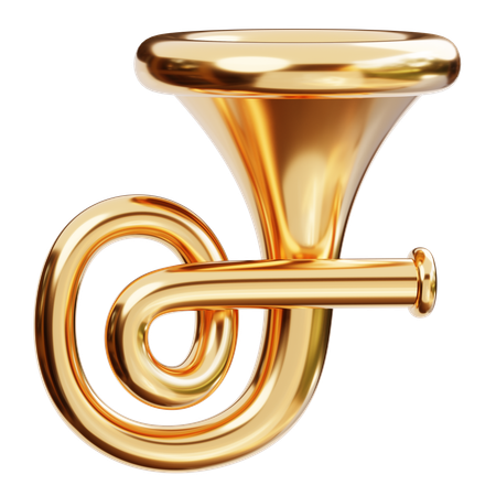Trompeta  3D Icon